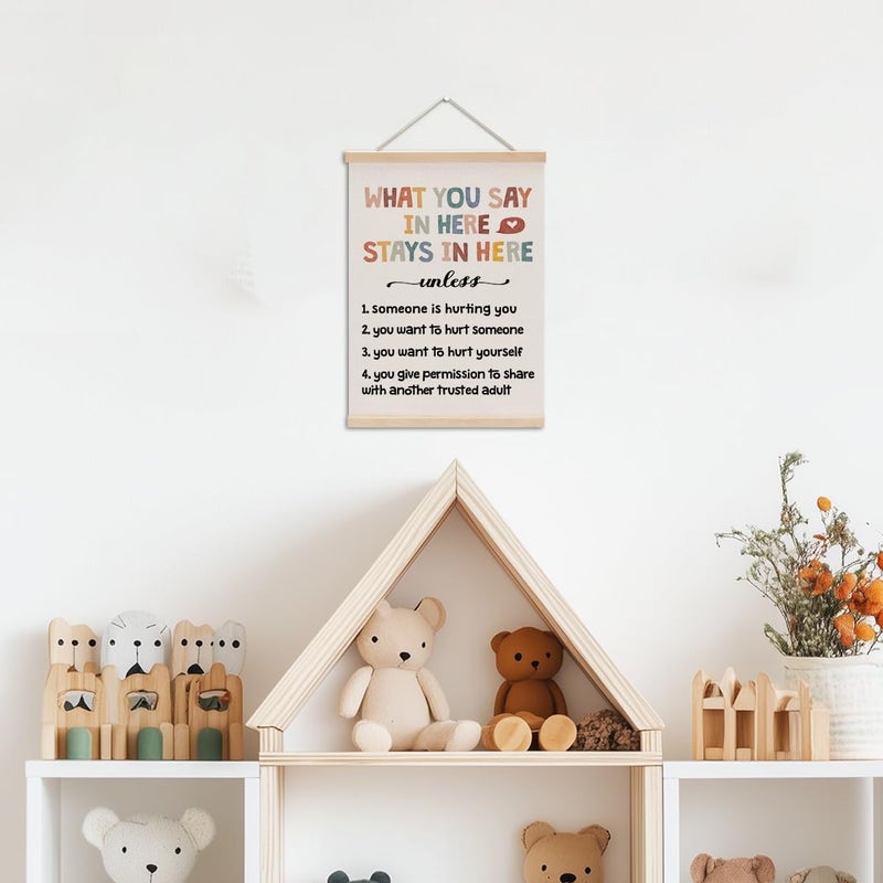XFN Boho Growth Mindset Wall Art Banner, 15.8"L x 11.8"W, Multi 0049, Perfect for Bedroom, Living Room, Office, Classroom, Nursery Room Decor - Image 3